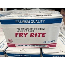 Fry Rite Shortening 20kg/ctn