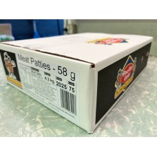 Meat Patties 'P. Gold' (Std) 72x58gm /ctn