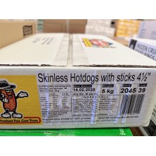 Hot Dogs with stick 81 pcs  5kg/ctn