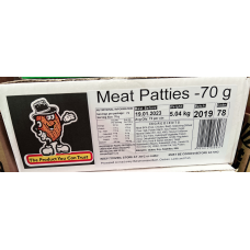Meat Patties 'P.Gold' (Lge) 72x70gm/ctn
